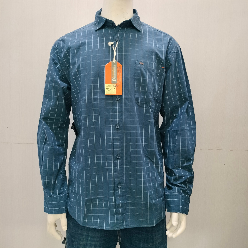 CARDINAL KEMEJA CASUAL PRIA LENGAN PANJANG Original 100% EAKAR