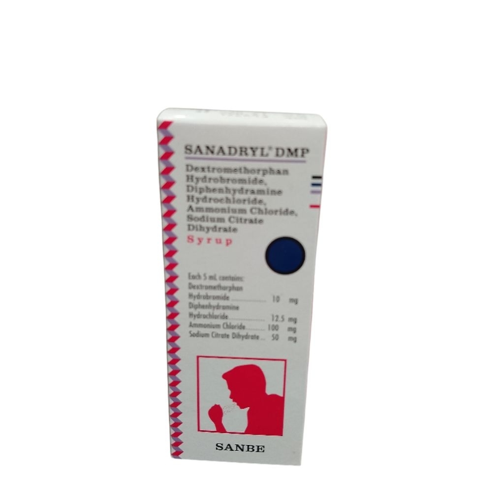 OBAT BATUK / SIRUP OBAT BATUK TIDAK BERDAHAK / SANADRYL DMP 60ML