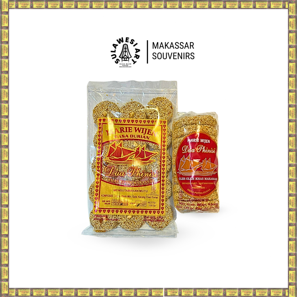 Marie Wijen Dua Phinisi – Original | Durian – Oleh-Oleh Khas Makassar