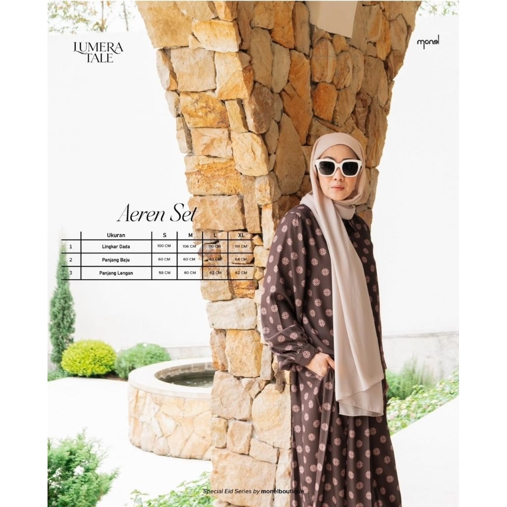 AEREN SET//SET ROK//EID SERIES//MONEL BOUTIQUE//DRESS MONEL