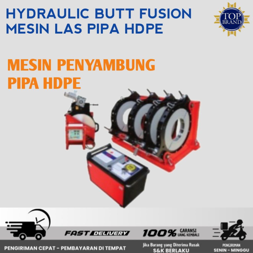 Mesin Pipa Hdpe Hydraulic SHD 160 - Penyambung Pipa Hdpe 6 Inch