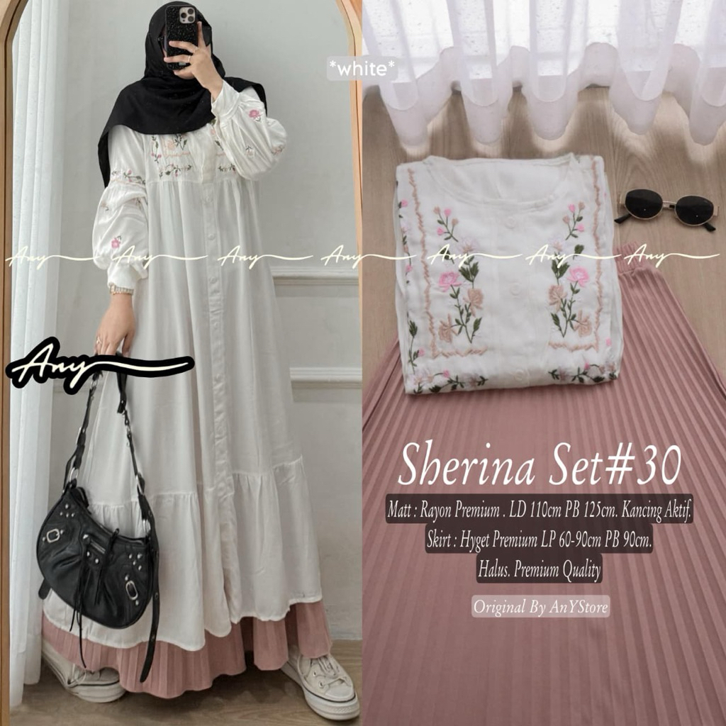 SERINA SELIONA DESTA SHERINA SET BY ANY STORE | ANYA SET BY ANNORA BAHAN BLOUSE RAJUT KNITE SKIRT HY