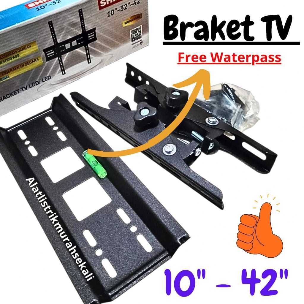 SHIMURA KECIL 10"-42" Breket TV Brecket TV Bracket TV LCD LED SHIMURA KECIL 10"-42"