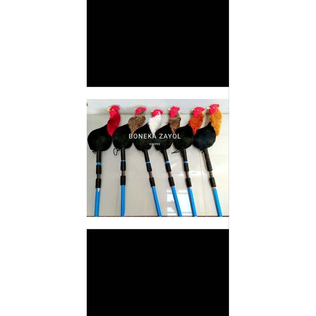 Boneka Ayam Jago Setengah badan (tanam)