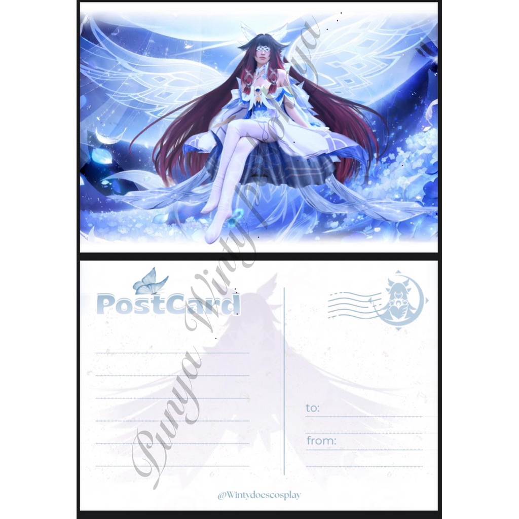 postcard columbina genshin impact