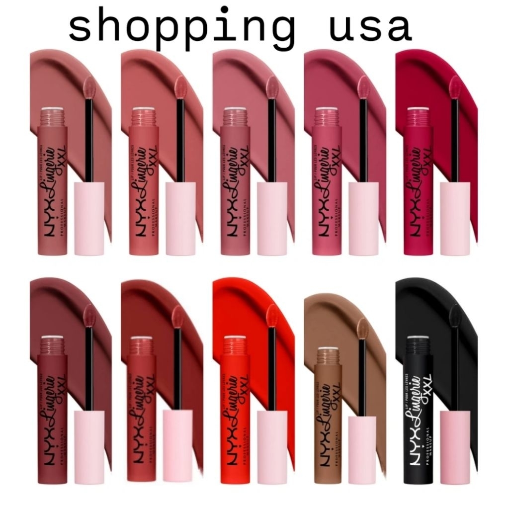 lipstik nyx lingerie xxl matte ORI USA