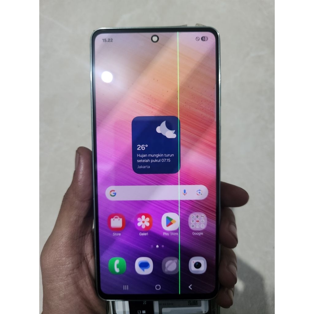 Lcd Samsung A73 copotan original minus