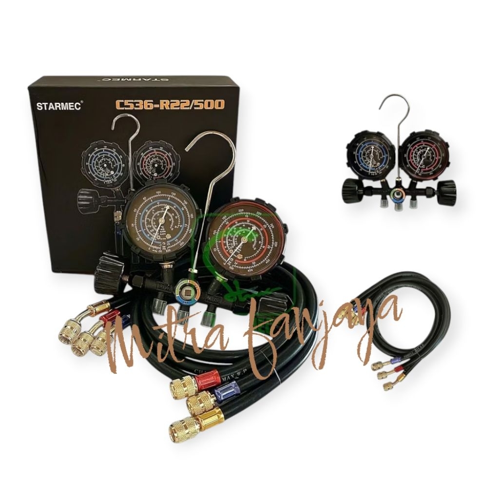 MANIFOLD DOUBLE SEAT SELANG R22 R410 R32 STARMEC