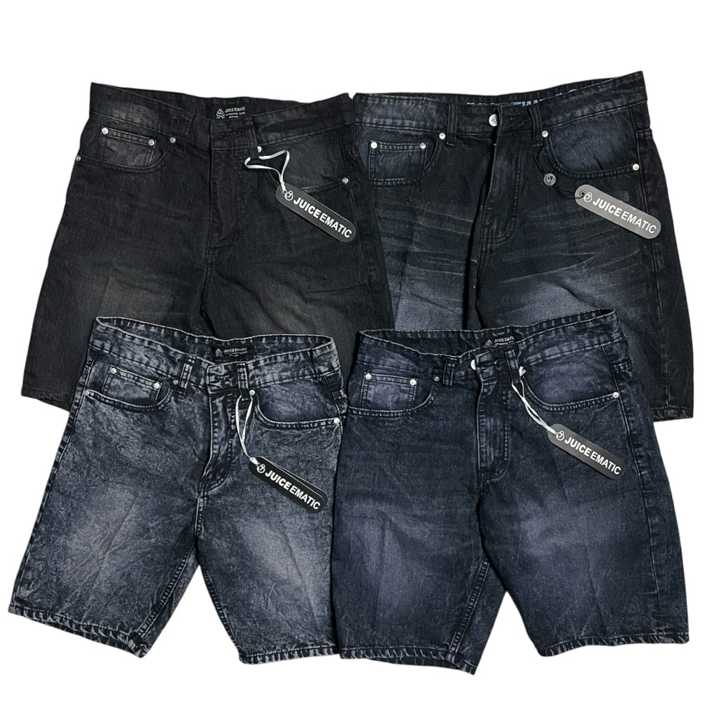 CELANA SOFT JEANS PENDEK JUICE EMATIC POLOS MURAH (BISA COD)