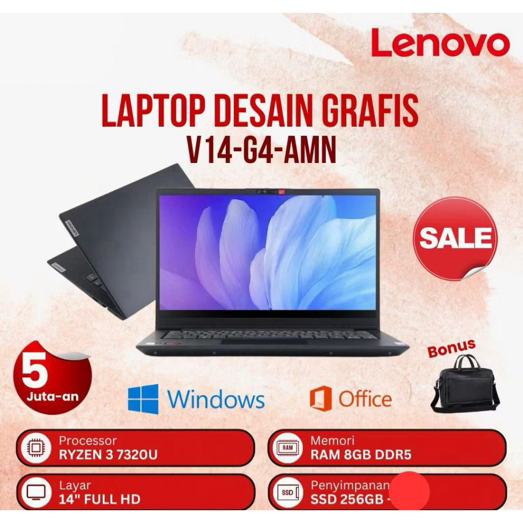 LENOVO V14 G4 RYZEN 3 7320U 8GB 256SSD