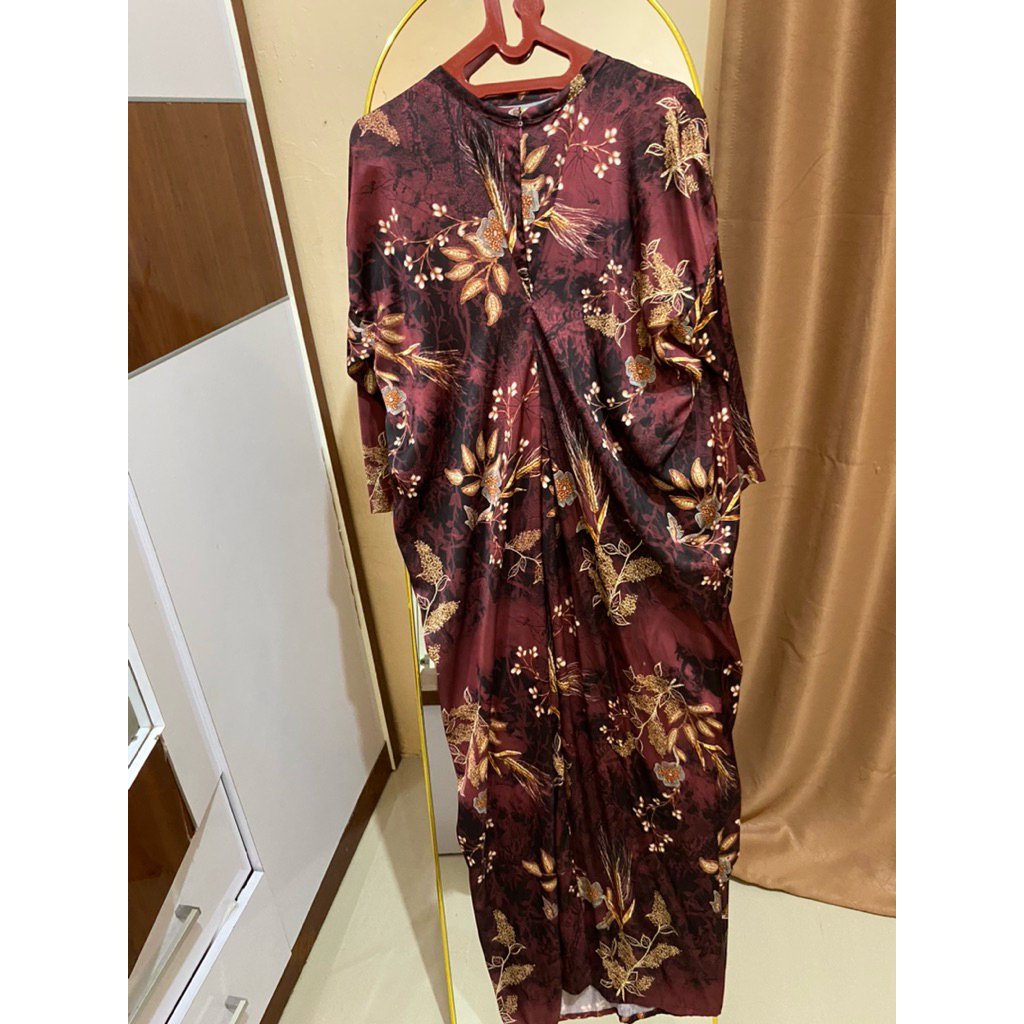 Dressgamis baju lebaran  model kaftan