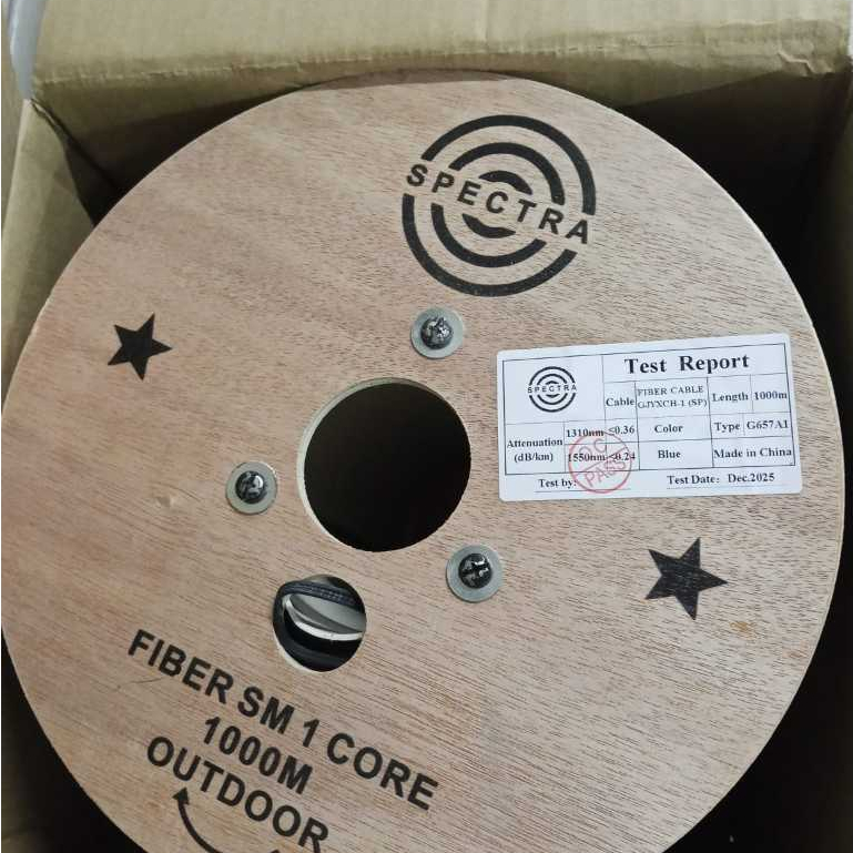 KABEL FIBER OPTIC 1 CORE - 1000 METER OUTDOOR SPECTRA / KABEL FO 1 CORE SPECTRA 1000M