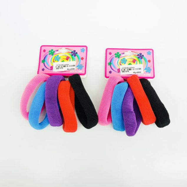 Ikat Rambut Polos - Ikat Rambut Dona Warna Random Harga Grosir Bisa Cod