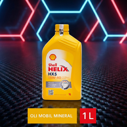 Shell Helix HX5 15W-40 (1L) Oli Mesin Motor Mobil / Shell Helix HX5