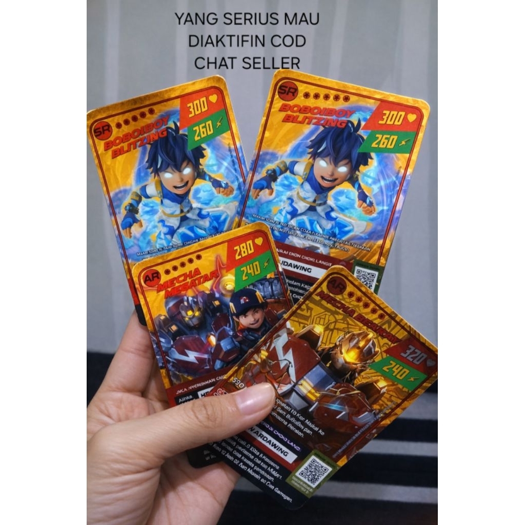 HARGA 1 KARTU Monsta Galaxy Card Boboiboy Choki Choki Kartu Boboiboy Hologram Emas Foil Kartu Boboyb