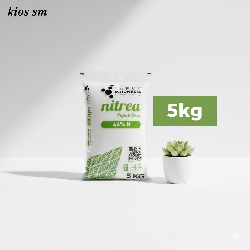 Pupuk Nitrea/ Urea kemasan baru ex Pusri repack 5kg
