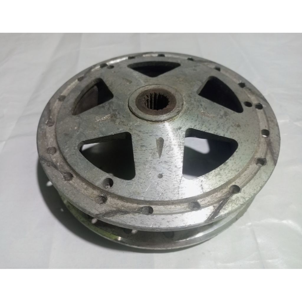 Tromol belakang MIO sporty MIO smile bubut custom ori copotan