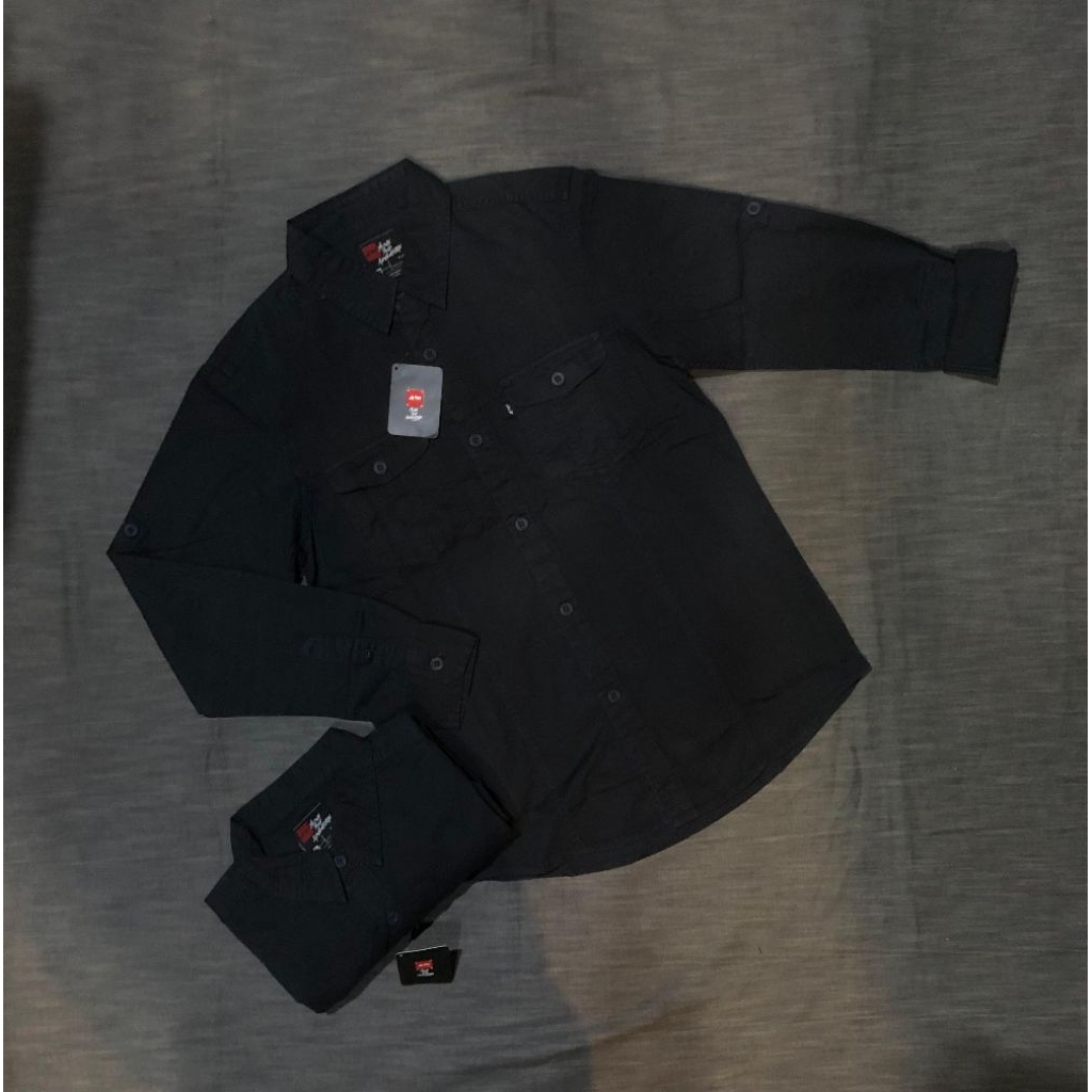 baju flanel lengan panjang