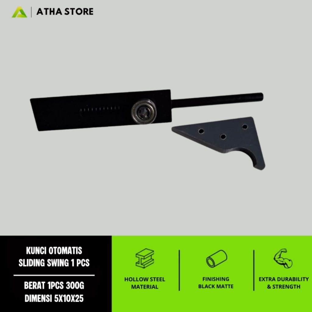 Kunci otomatis pintu sliding swing