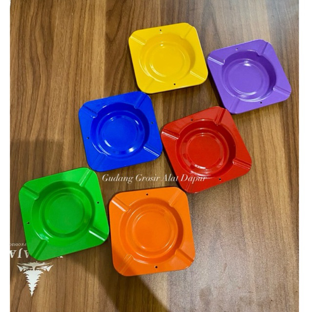 ASBAK STAINLESS/ASBAK WARNA/ASBAK KOTAK/ASBAK MURAH