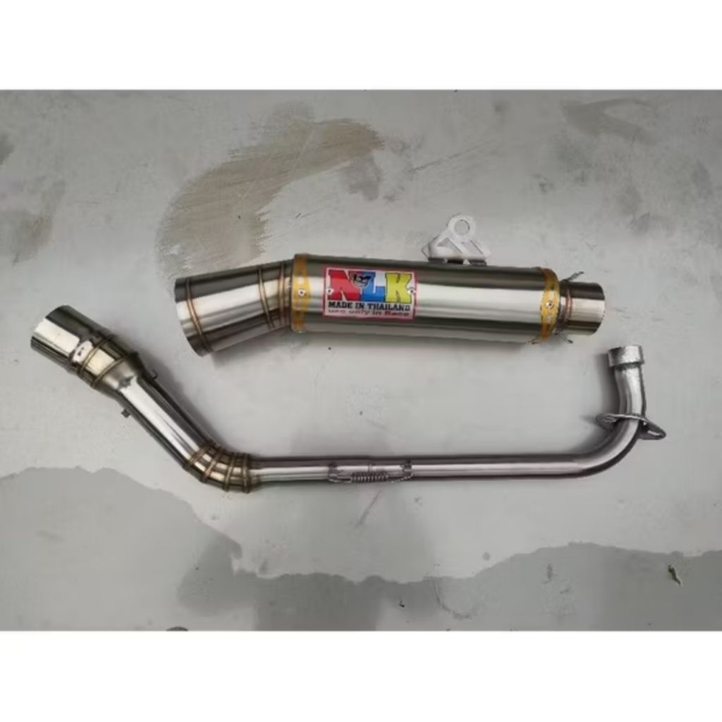 knalpot racing nlk mx king r15 sonic cb150 vixion verza jupiter mx satria fu cbr dll