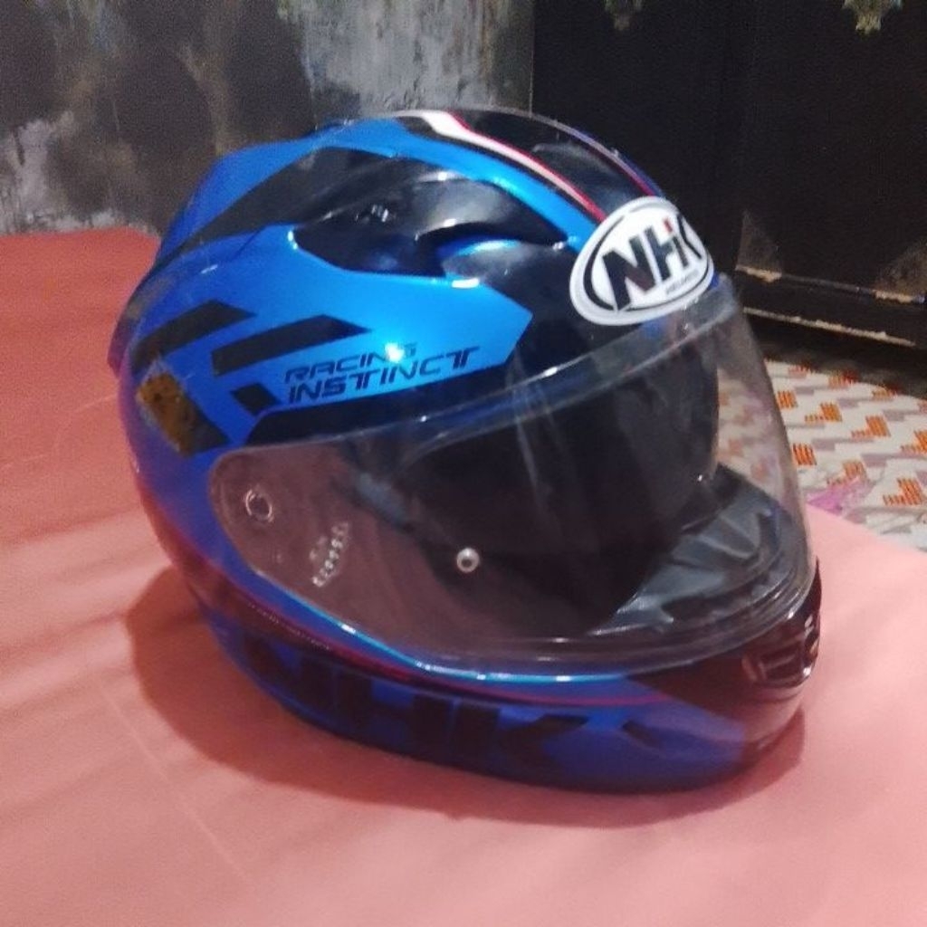 Helm NHK GP 1000 ori full face doublevisor (second)