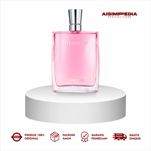 AISIMPEDIA - Lancome Miracle Eau De Parfume Spray 100ml - Parfum Wanita - Original Reject