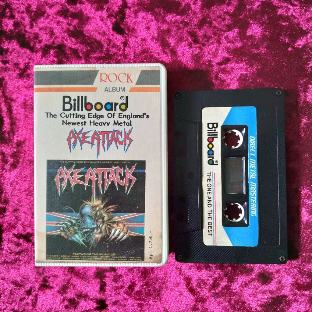 Kaset V/A (Demon, Venom, dll) - The Cutting Edge Of England's Newest Heavy Metal Axe Attack