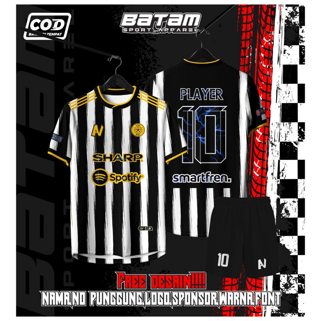 JERSEY FUTSAL / SEPAKBOLA FULL PRINTING ZEBRA KEREN BEBAS CUSTOM DESIGN FREE NAMA DAN NOMOR PUNGGUNG