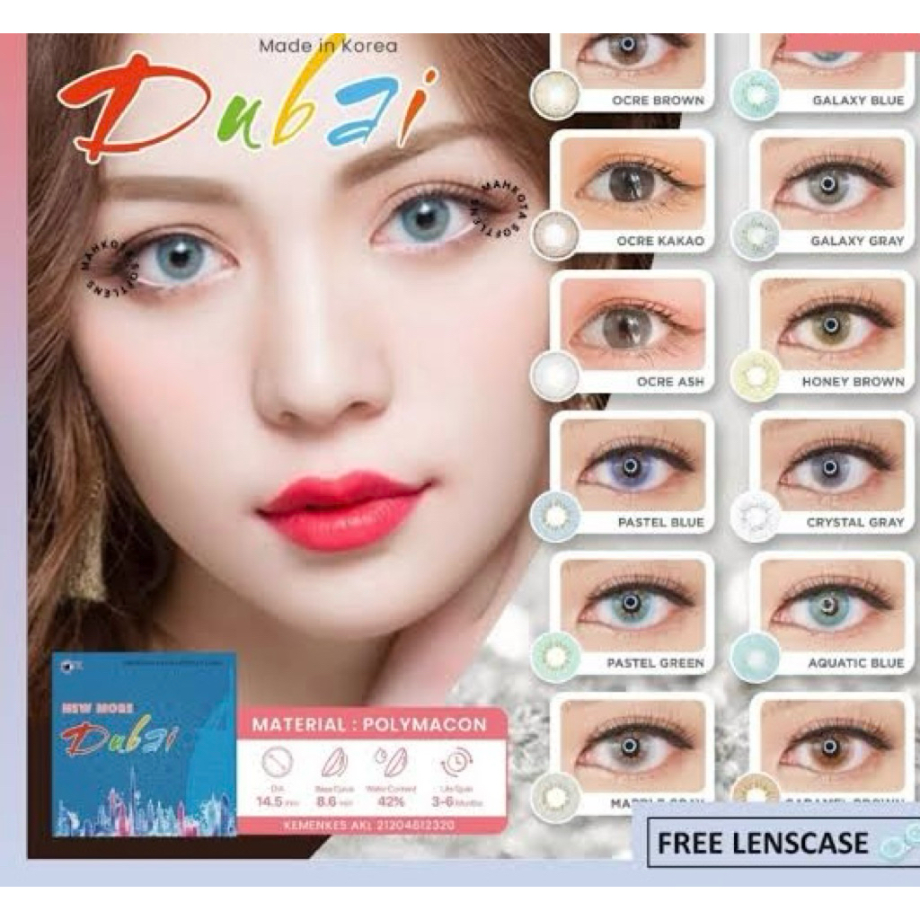 Dubai Soflens (Normal) / Lensa Mata Dia.14.5mm - Original 100%