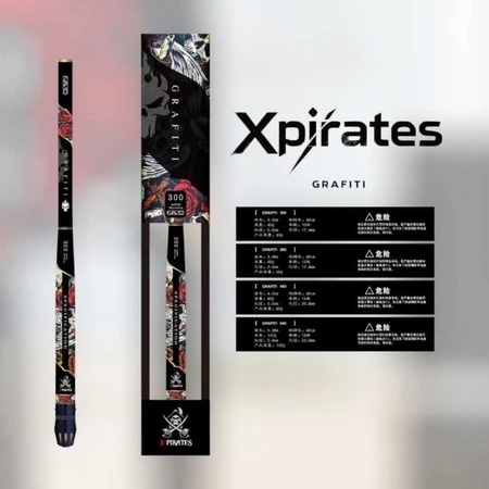 BIG SALE Tegek Xpirates Grafiti 360/450 by KACEL FISHING