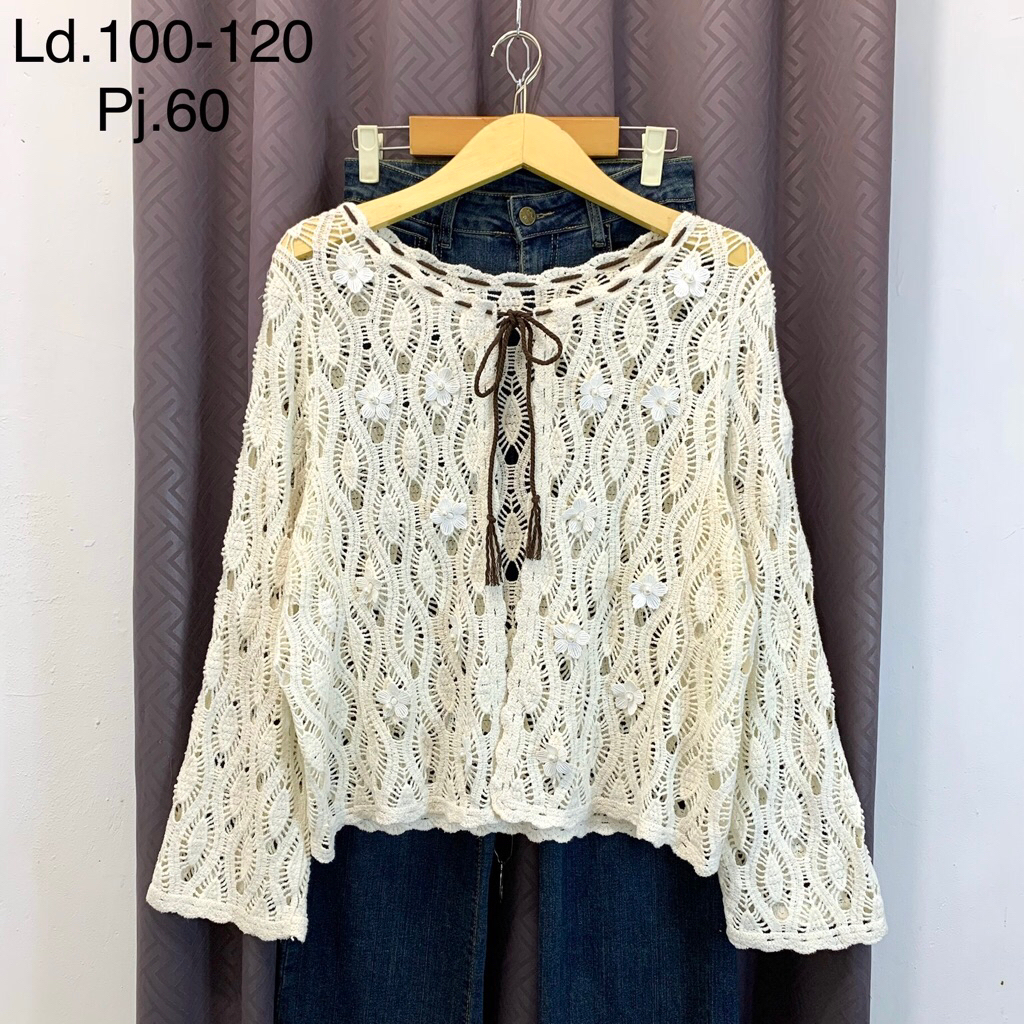 BAJU RAJUT JARING JARING / BAJU RAJUT MURAH / BAJU JARING