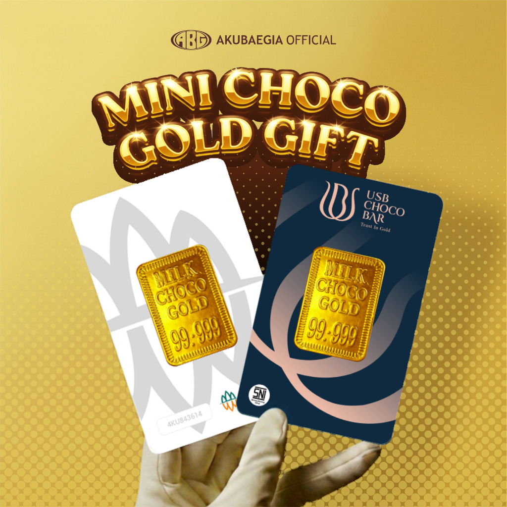 MINI GIFT COKLAT GOLD EMAS BATANGAN / COKLAT EMAS