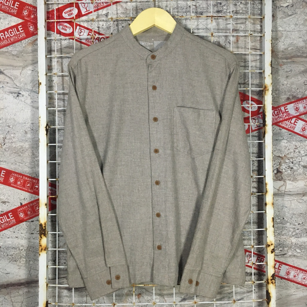 Kemeja Shanghai Muji Branded Second .05498