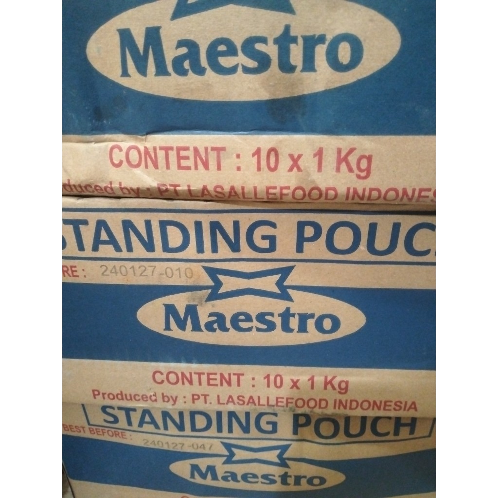 MAYONAISE MAESTRO KEMASAN BARU 1KG 1DUS  ISI 10PCS