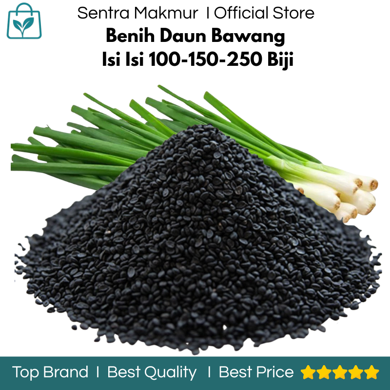 Benih Daun Bawang Isi 100/150/250 Biji - Benih Daun Bawang - Benih Daun Bawang Super - Benih Daun Ba