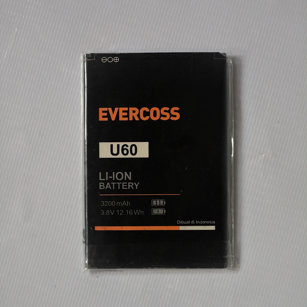 baterai HP Evercoss U60 Battery bekas cabutan original