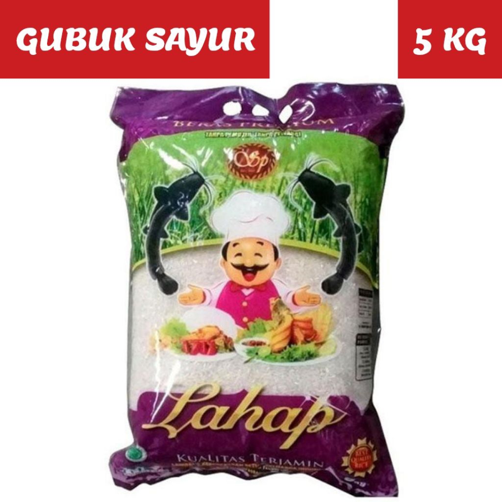 Beras Lahap Lele 5 kg / beras premium lahap lele
