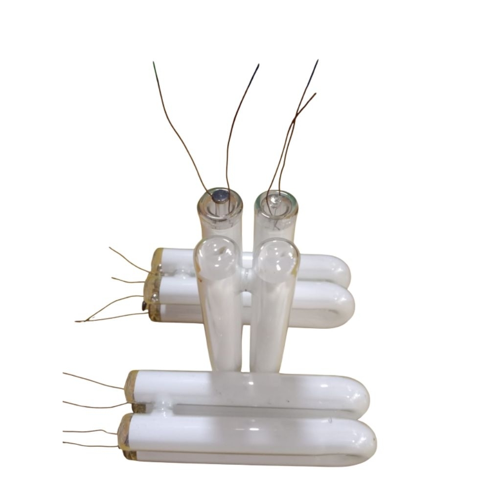 Kaca 2U 8wtt triband, kaca lampu LHE