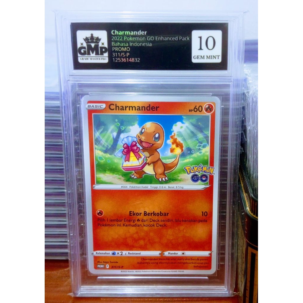 Charmander 2022 Pokemon GO Promo Grade Master Pro 10