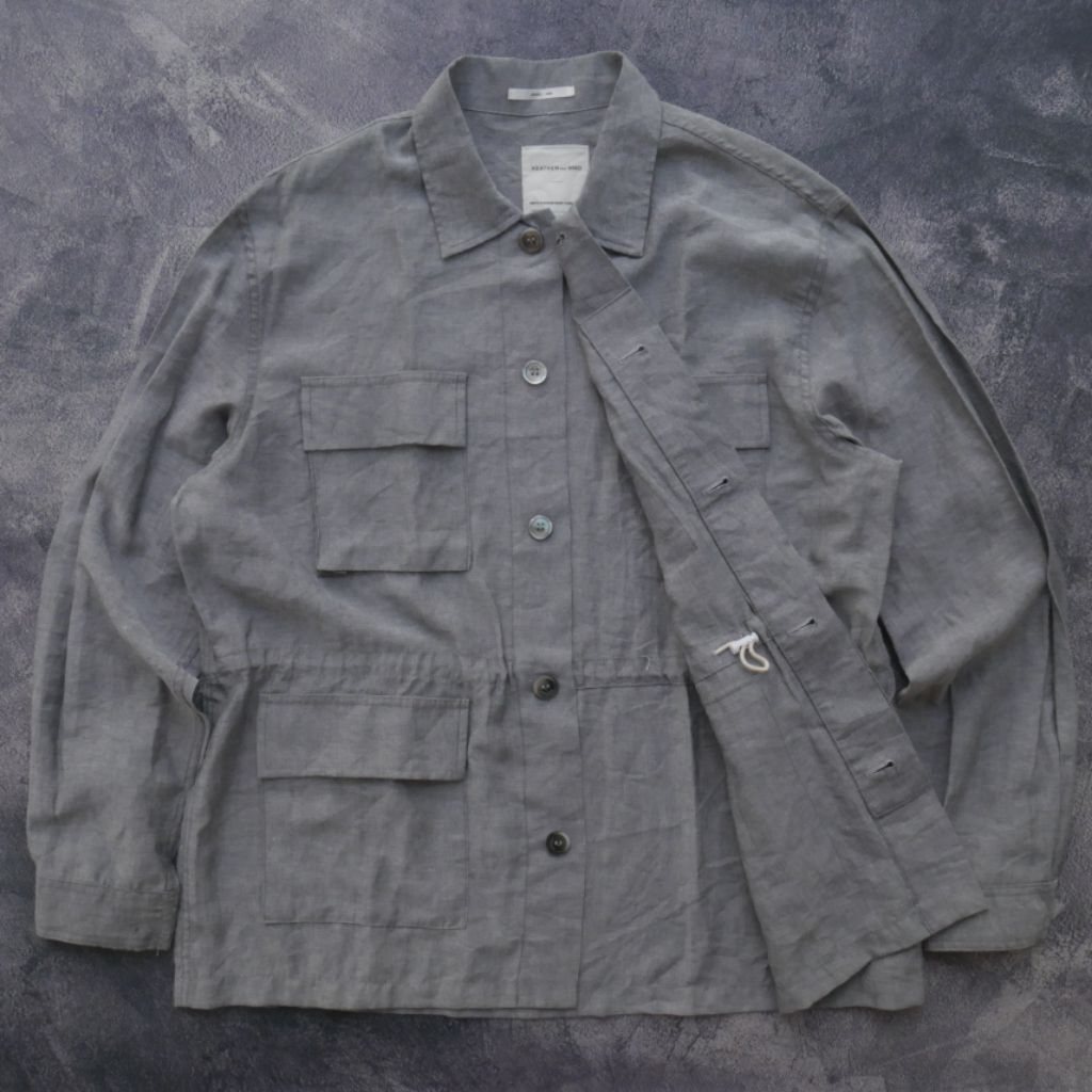 Heathen and Miro Linen Jungle Fatigue Parka Jacket M65