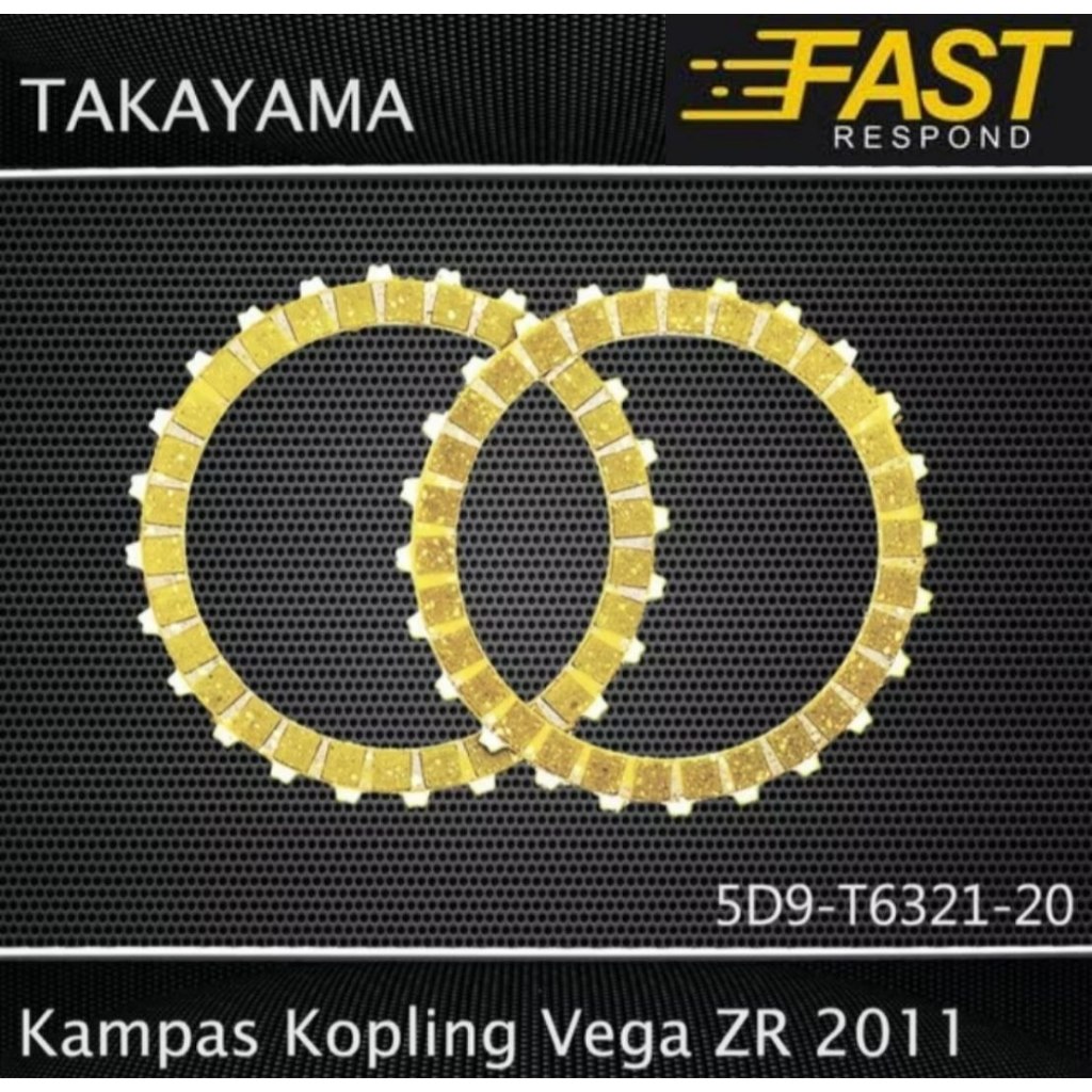 Plat Kopling Kain Klos Vega ZR 2011 BARU Asli Takayama
