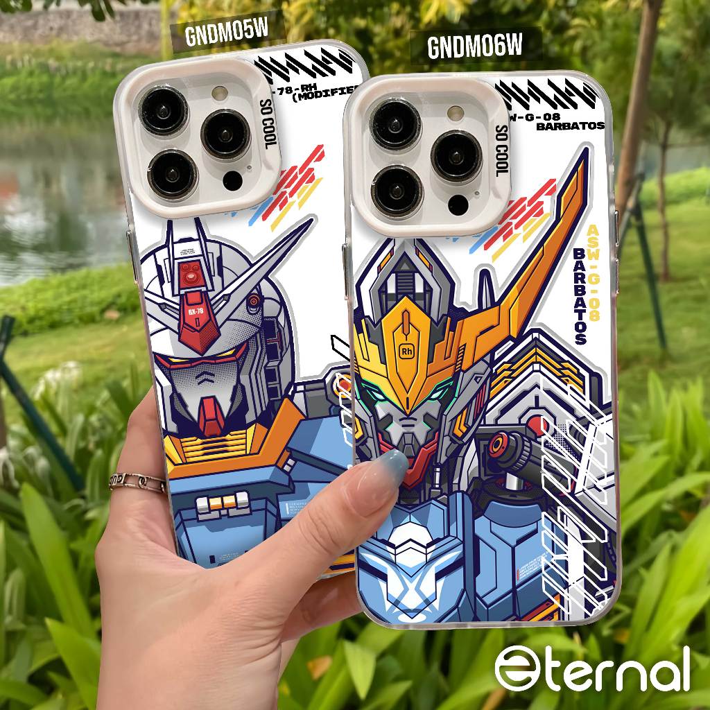 ETERNAL  CASE REALME 5 5I 5S 7 8 8I 9 9I 10 11 12 13 PRO PLUS 4G 5G CASING GUNDAM MODIEF AND BARBATO