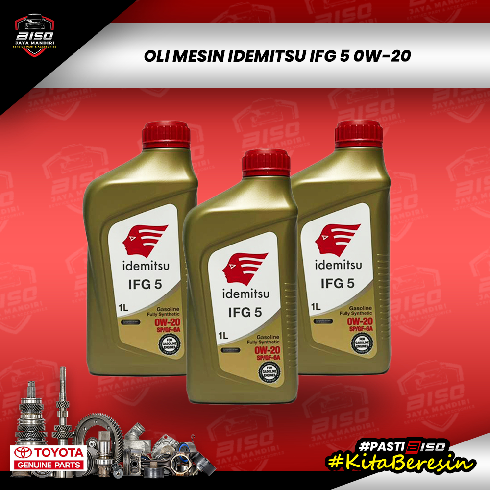 OLI IDEMITSU 5W-30 IFG 5 1L OLI MESIN MOBIL IDEMITSU 5W 30 ORIGINAL 1 LITER