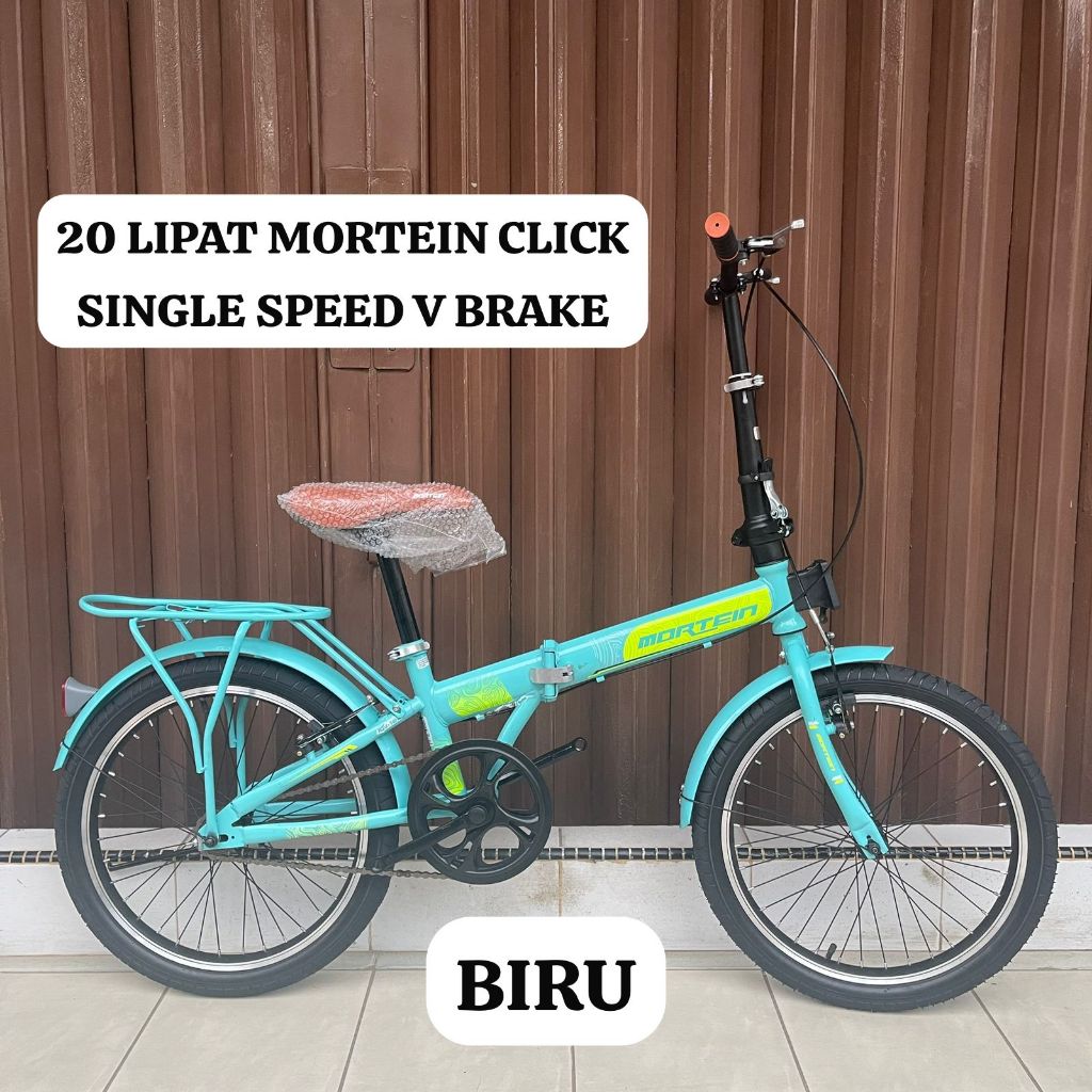 (batam) Sepeda Lipat 20 MORTEIN CLICK Single Speed