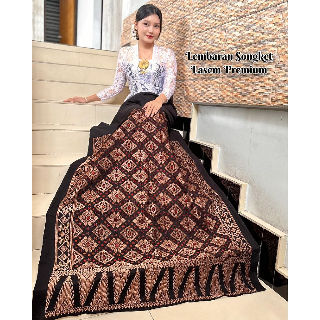 Kamen songket endek bordir lasem lembaran