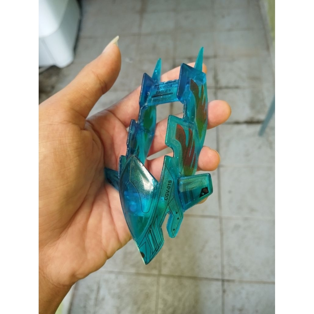 cover garuda eagle cg crush gear clear biru recast.. sudah ada stiker tranparan.