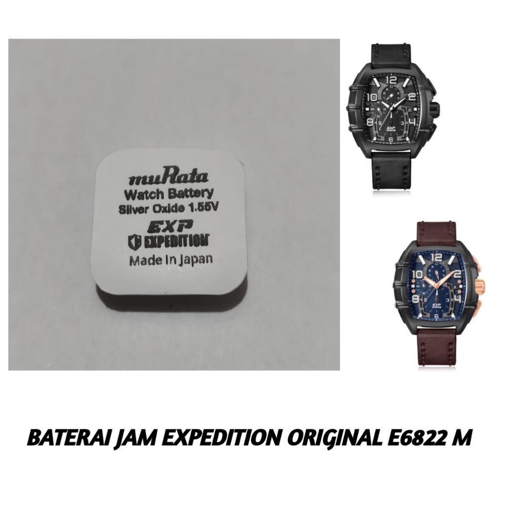 Baterai Jam Expedition original E6822 M