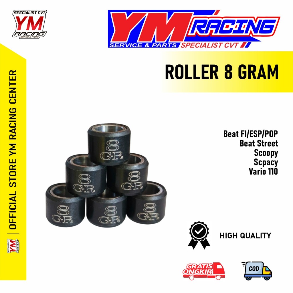 ROLLER BEAT FI 8 GRAM // ROLLER 8 GRAM VARIO 110 KVB [ ROLER BEAT ESP 8gram / ROLLER BEAT POP 8 G # 