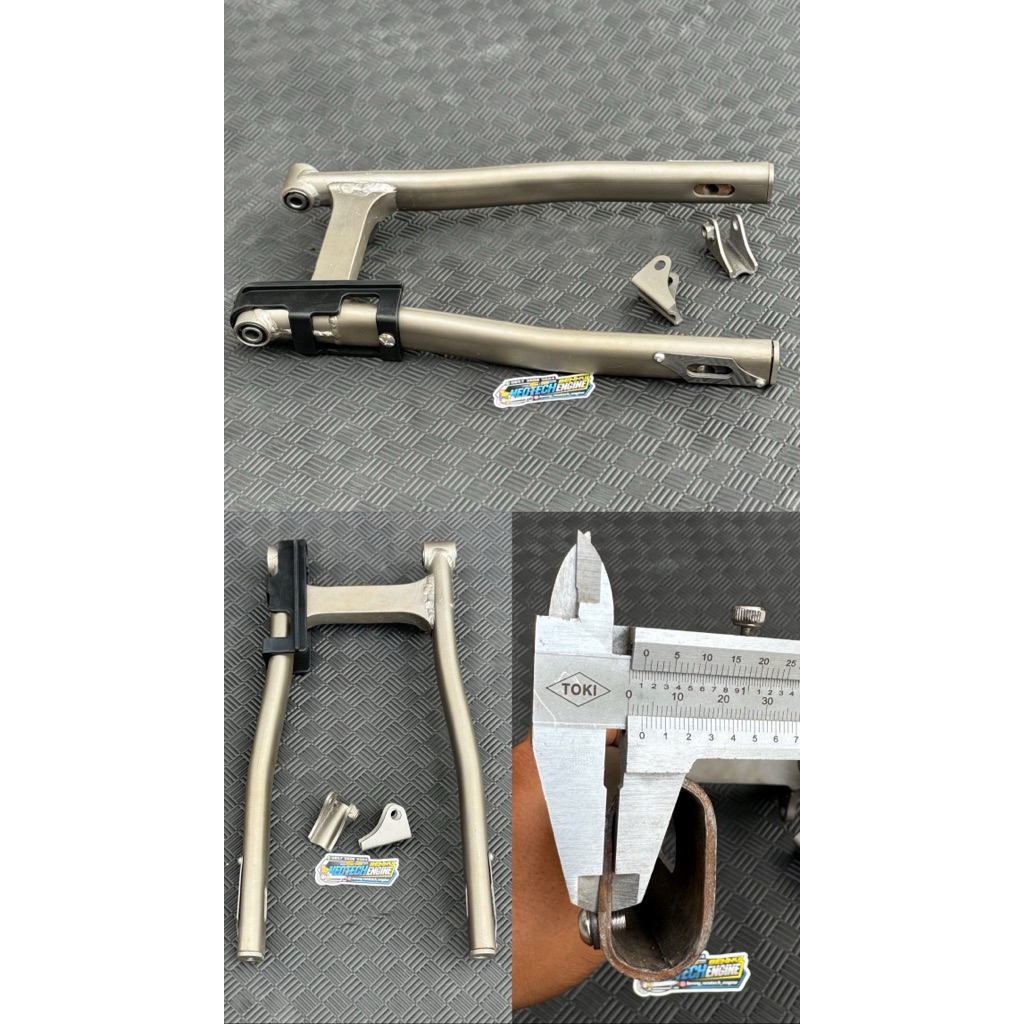 Arm Oval Hand Made Nganjuk lebar seperti Kaze Ninja lebih tebal dari W175 PNP CB GL MAX PRO GL100 ME